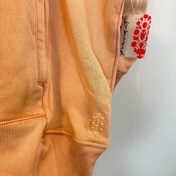 FREE PEOPLE Movement Sprint To The Finish Hoodie in Hot Coral Size X-Small NWT - Picture 8 of 14